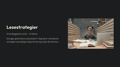 Lesestrategier
