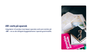 AR-verb Spansk